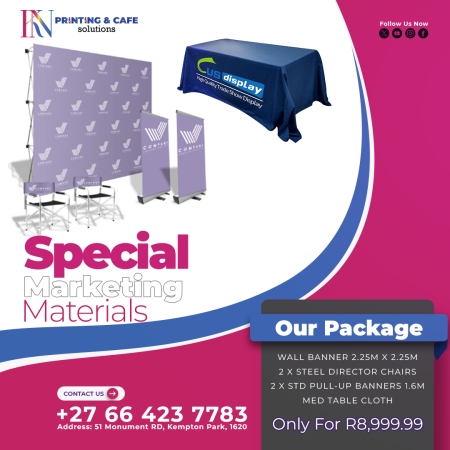 Wall Banner Combo - All-in-One Exhibition & Marketing Display Package